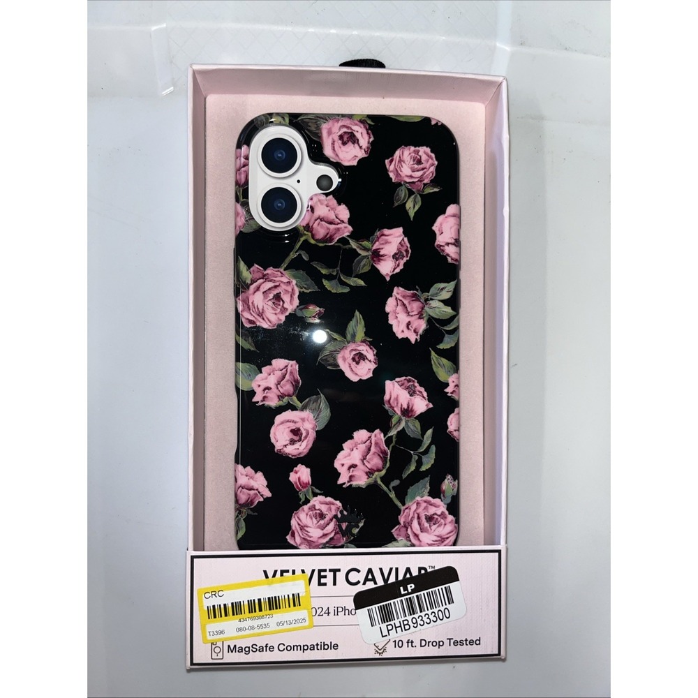 VELVET CAVIAR Apple iPhone 16 Plus MagSafe Case - Pink Rose Floral